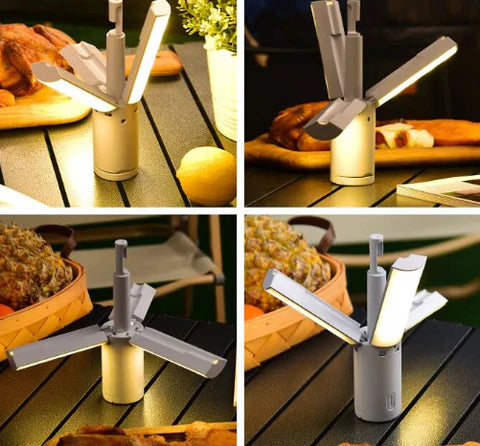 BowLift | All-in-One Camping Lamp | Rechargeable Outdoor Light with Adjustable Brightness & Long Battery Life