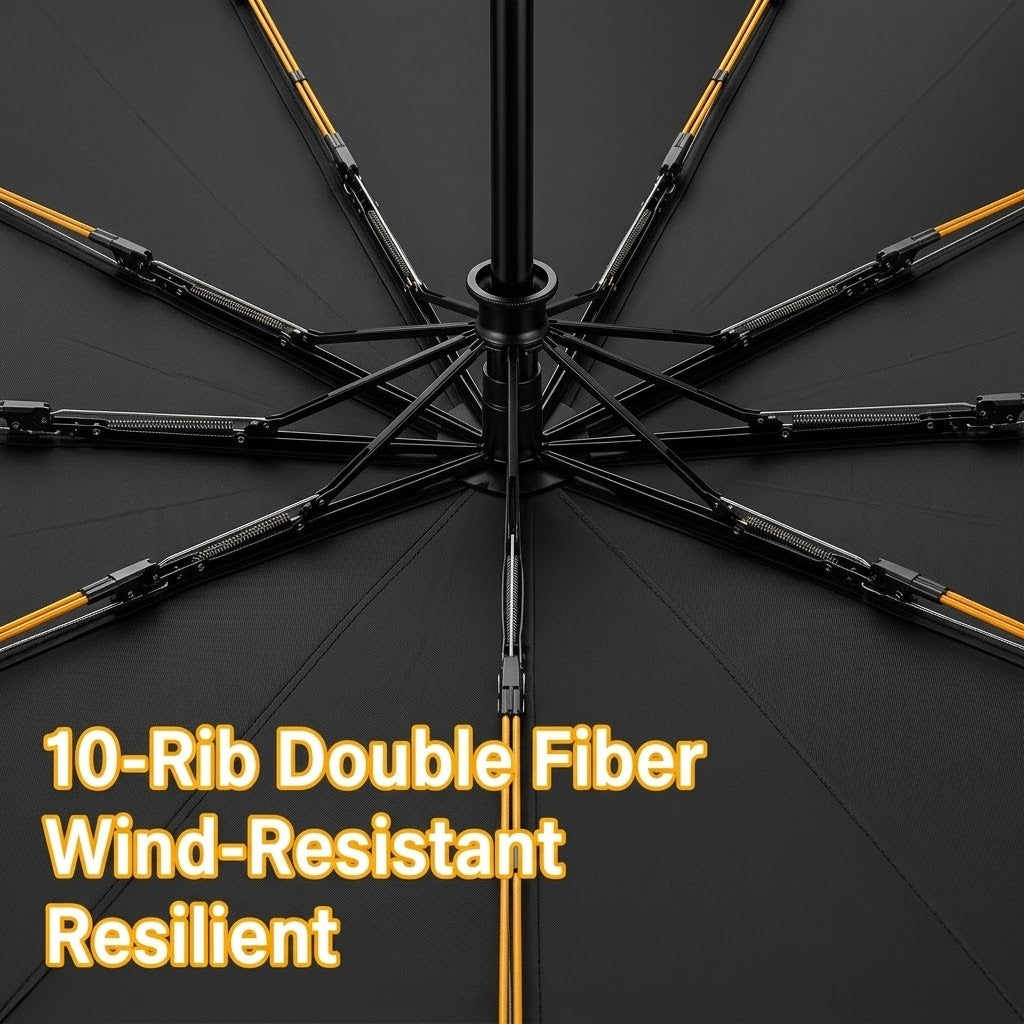 Neverdrop Self Standing Folding Windproof Umbrella | Bowlift