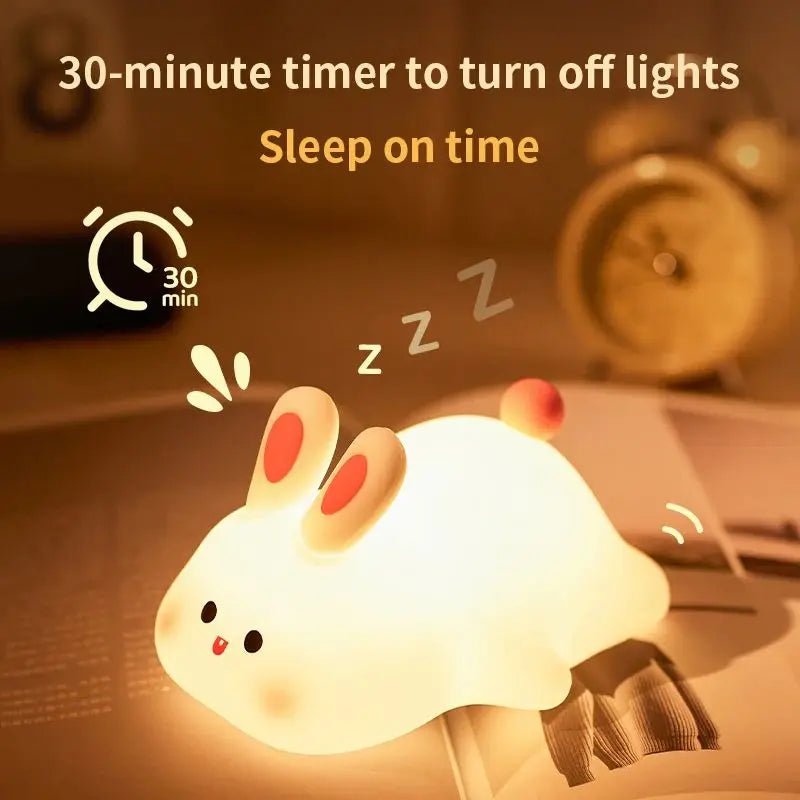 BowLift | Plush Night Light for Children | Soft LED Light with Timer and Animal Design