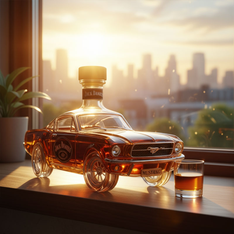 BowLift | Mustang Car Shaped Whiskey Decanter for Home Bar