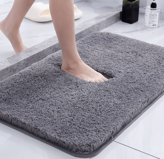 BowLift | Extra thick microfiber bath mat with anti-slip bottom