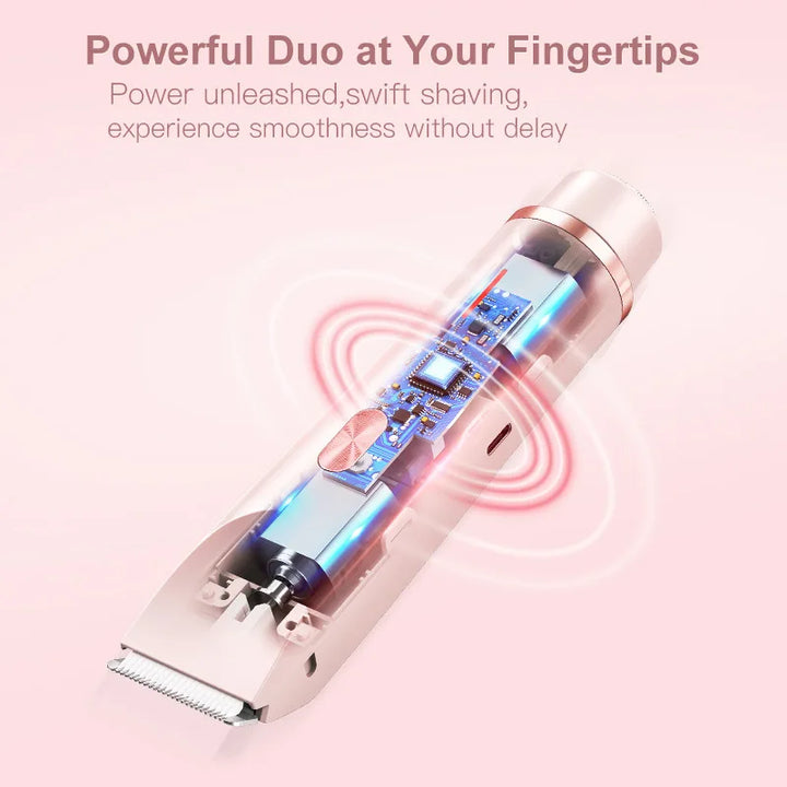 BowLift | BlissEdge Women’s Rechargeable Razor – Painless Hair Removal for Smooth, Soft Skin