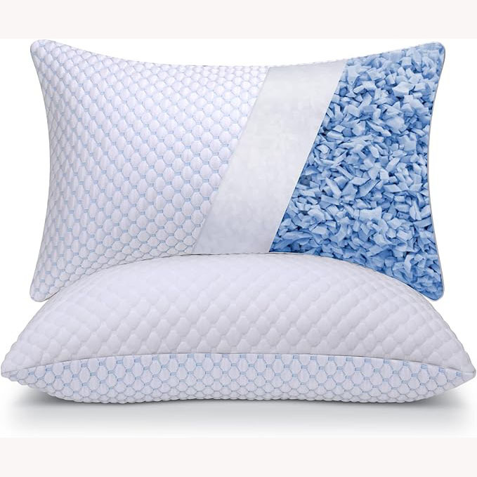 DreamNest Cushion - Luxe Adjustable Memory Foam Pillow Bowlift
