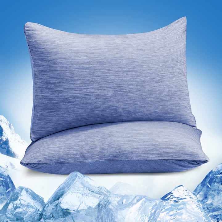 Revolutionary Blue Cooling Pillowcases Set of 2 –  Pro Q-Max 0.4 | Bowlift