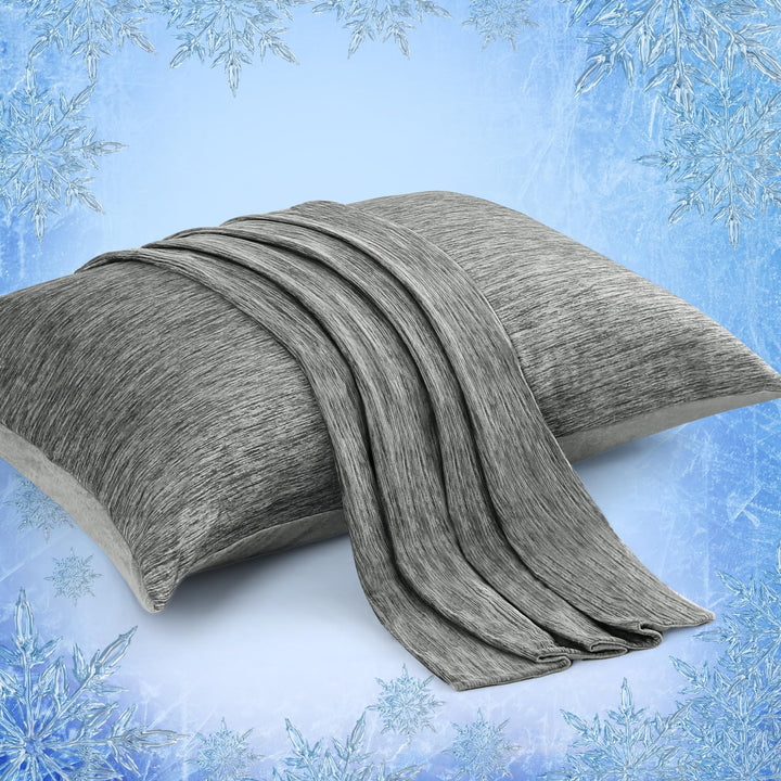 Revolutionary Black Cooling Pillowcases Set of 2 –  Pro Q-Max 0.4 | Bowlift