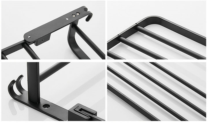 BowLift | Easy Organizer Bathroom Aluminum Foldable Towel Rack