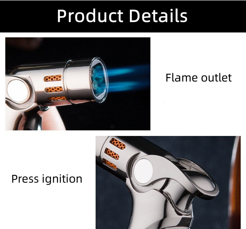 Space Rocket Metal Windproof Turbo Lighter | Bowlift