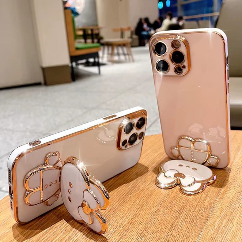 BowLift | 3D Bunny  Korean Style Mirror iPhone Case