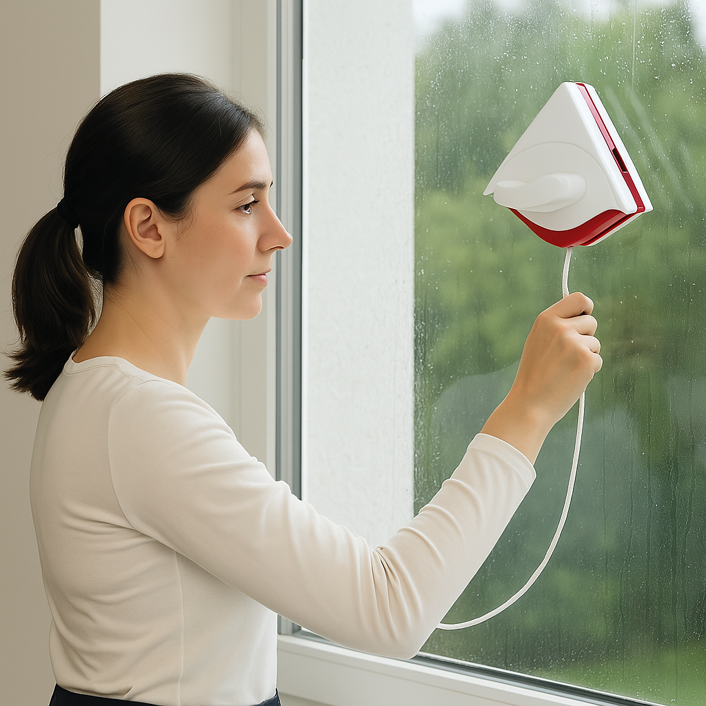 DouBowlifte Side Magnetic Window Cleaner Brush Tool | Bowlift