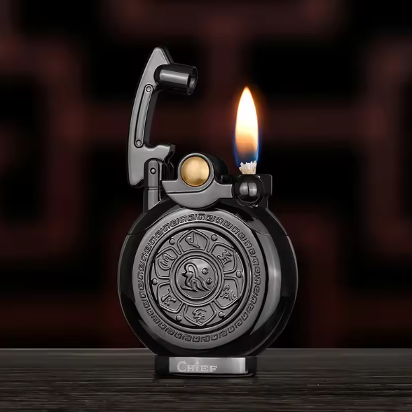 Mechanical Flip Top Kerosene Windproof Lighter | Bowlift