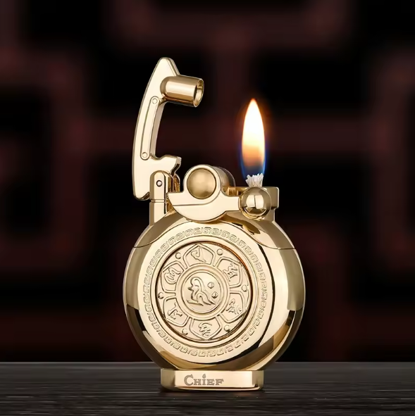 Mechanical Flip Top Kerosene Windproof Lighter | Bowlift