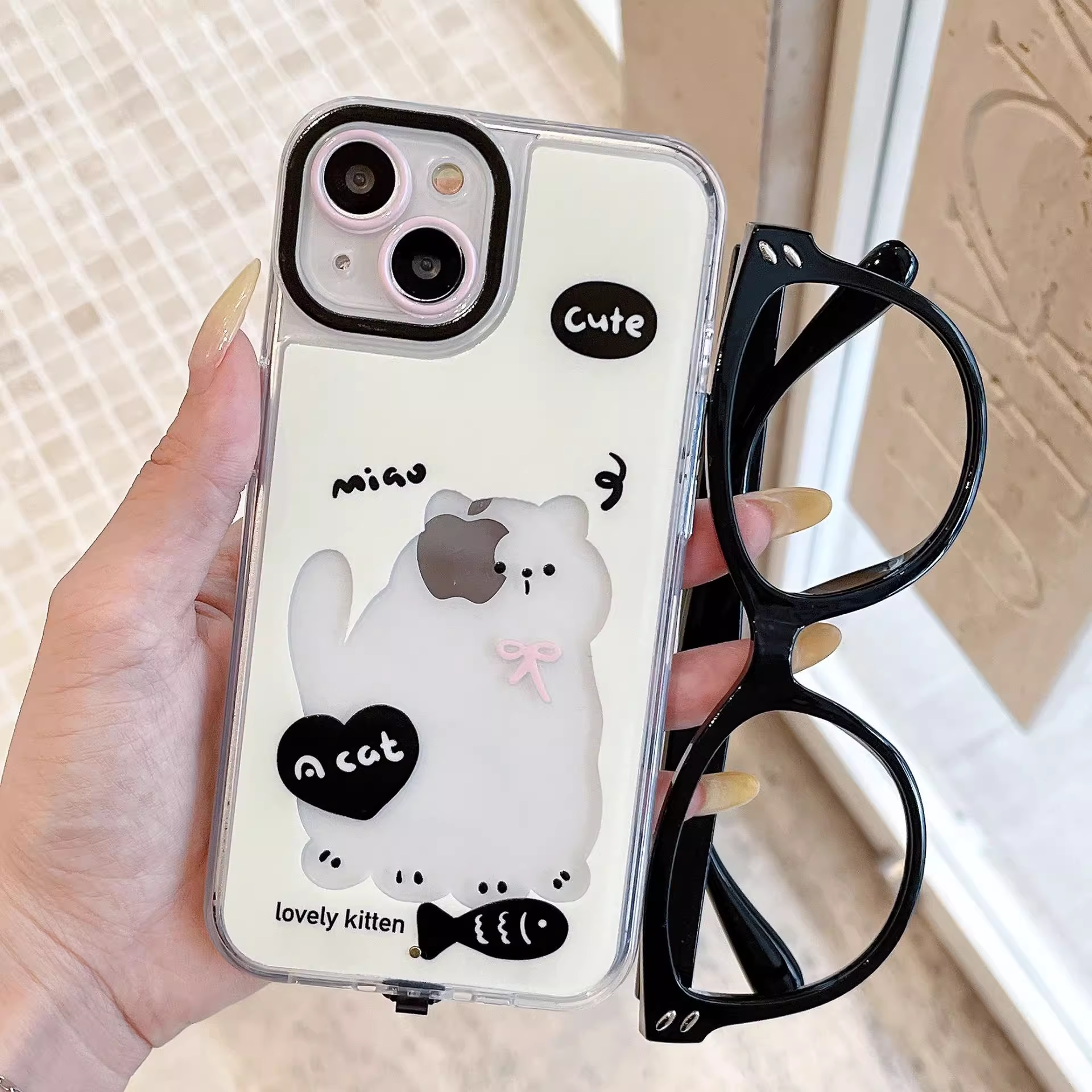 BowLift | Neon Paws Cat Lover Luminous Phone Case