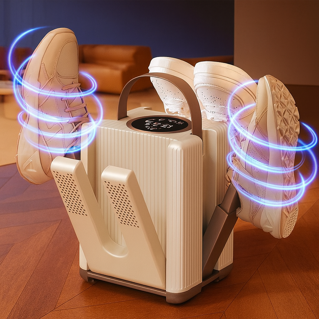 BowLift | Six-Arm Quick Heating Foldable Electric Shoe Dryer