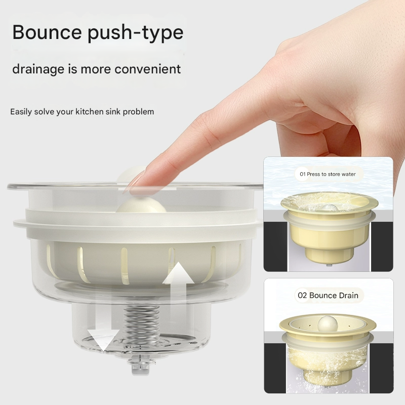 BowLift | Anti-Clogging Removable Universal Sink Filter Drainer