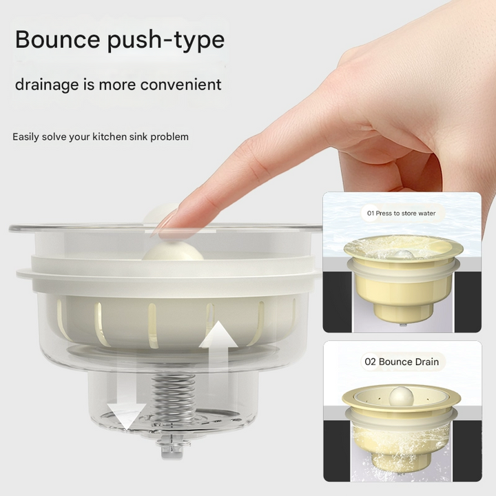 BowLift | Anti-Clogging Removable Universal Sink Filter Drainer