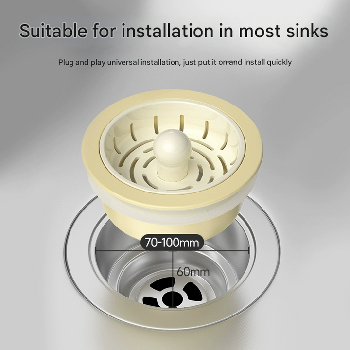 BowLift | Anti-Clogging Removable Universal Sink Filter Drainer
