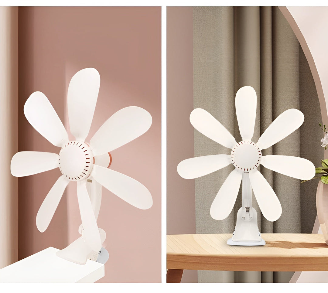 Portable Clip-On Desk & Bedside Fan | Bowlift