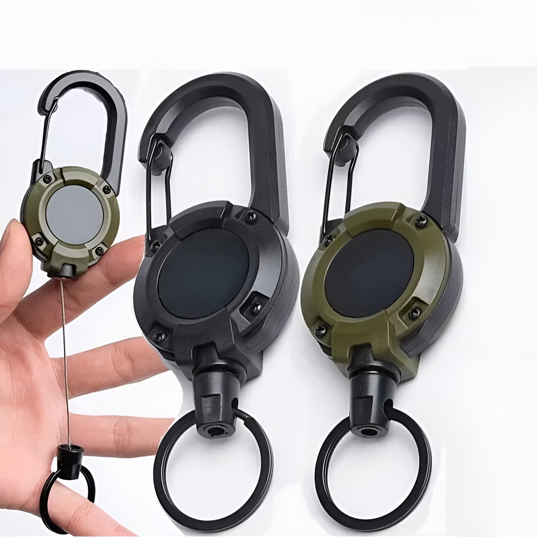 Trail Lock Anti-Lost Retractable Carabiner Keychain | Bowlift