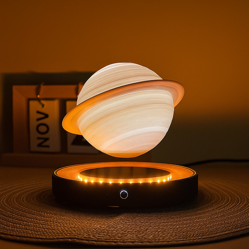 3D Saturn Space Lover Magnetic Levitating Lamp | Bowlift
