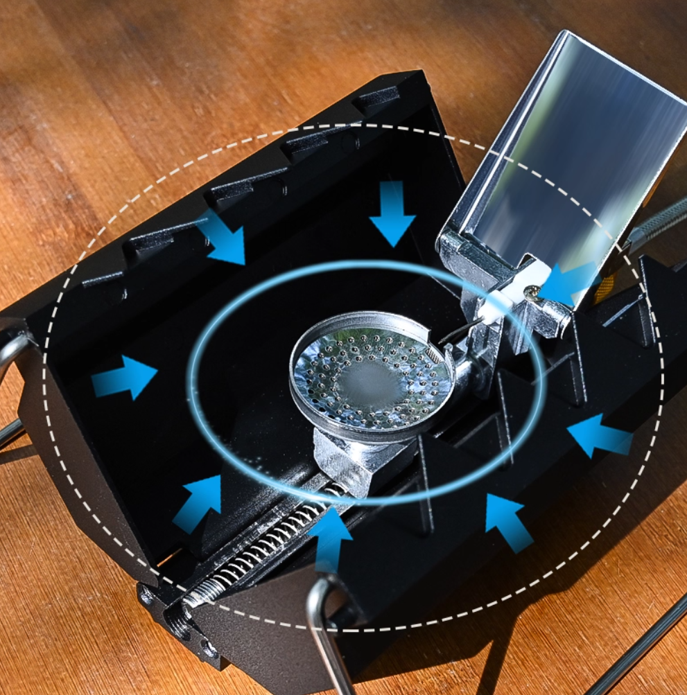 Quick-Fold Camping Gas Stove | Bowlift