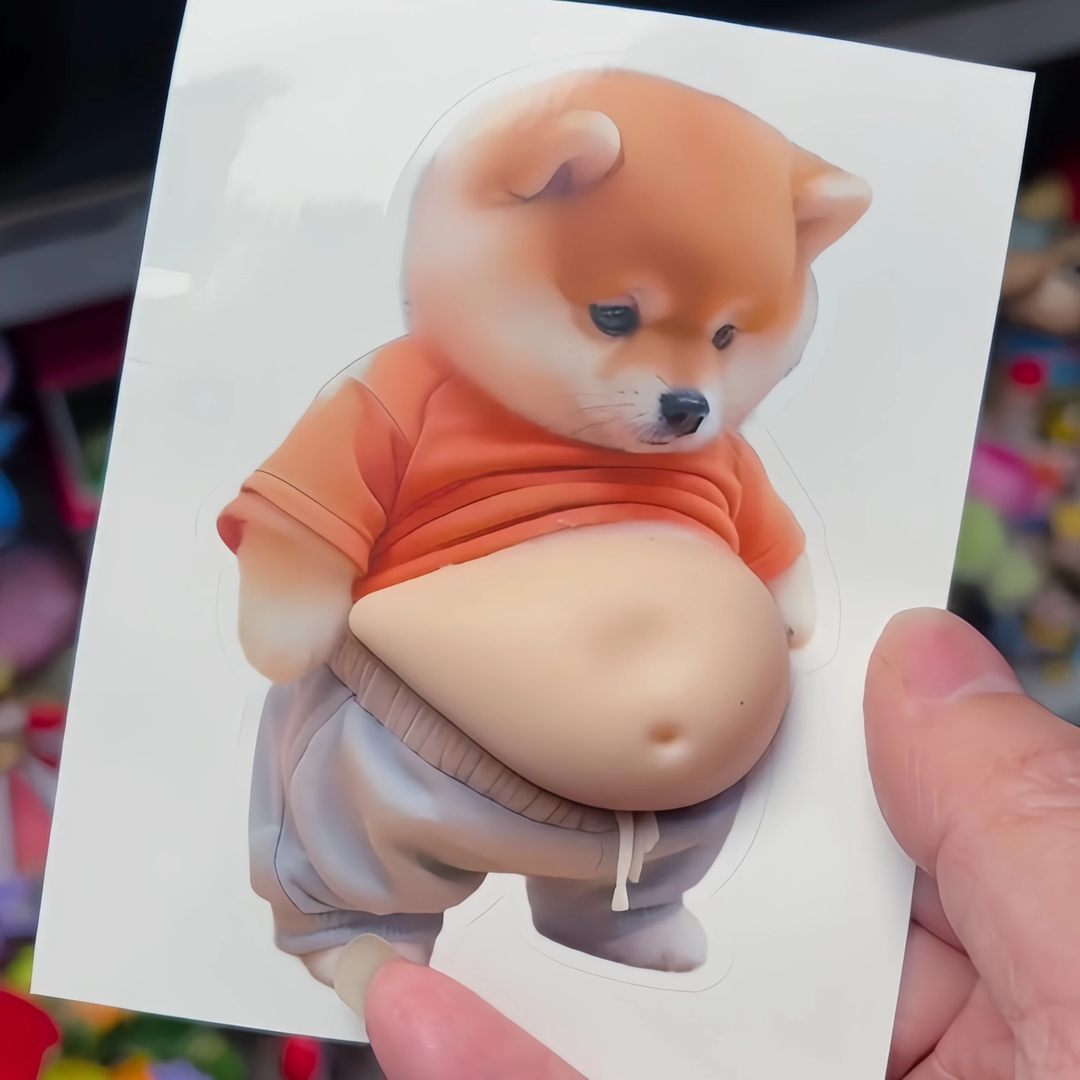 Chubby Shiba Silicone Sticker Protector | Bowlift