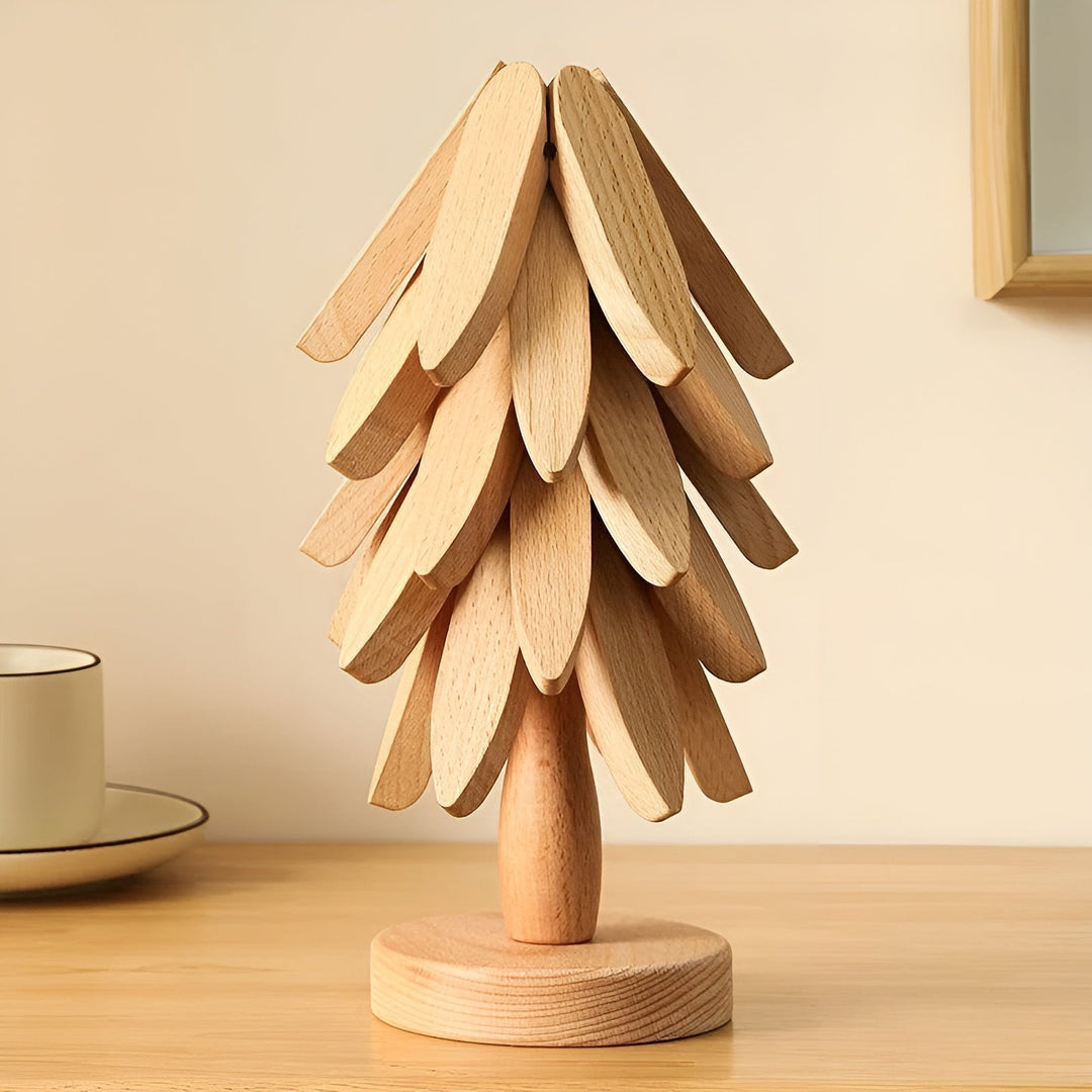 Christmas tree coaster foldaBowlifte – Decorative & Practical | Ideal for drinks & holidays | Bowlift
