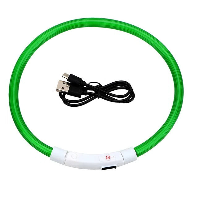BowLift | Light Up Dog Collar, USB Rechargeable LED Glowing Collar