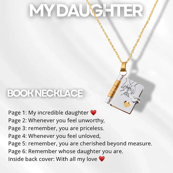 BowLift | Memory Bookhanger Necklace – Symbolic Jewelry with Loving Message