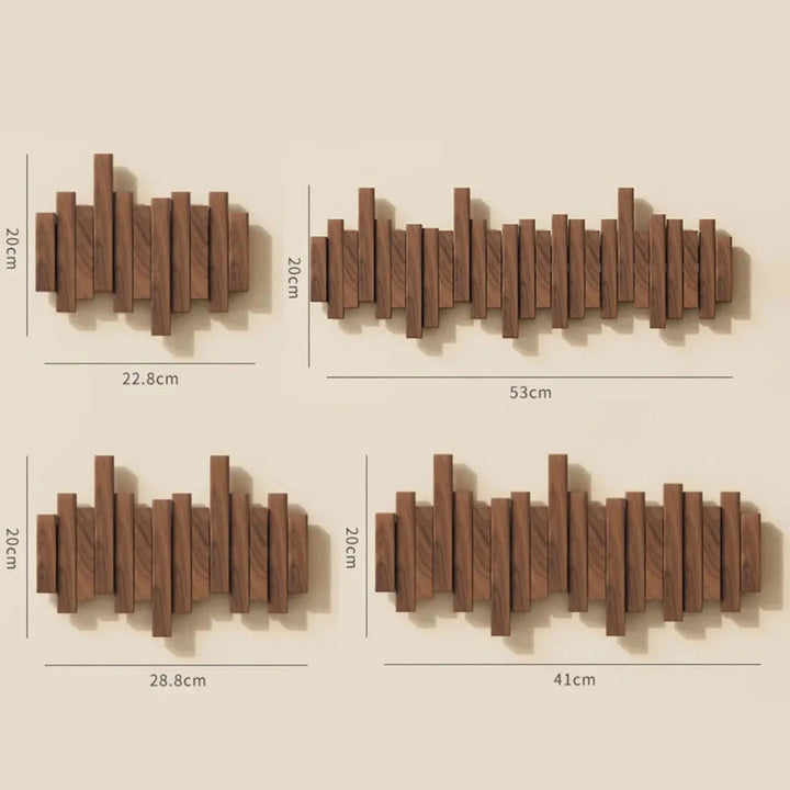 BowLift | PianoWood Wall wardrobe – Wooden Piano keys Wardrobe of Walnut or Beech