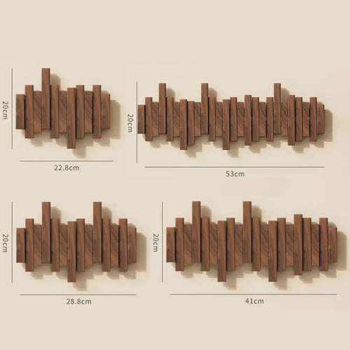 BowLift | PianoWood Wall wardrobe – Wooden Piano keys Wardrobe of Walnut or Beech