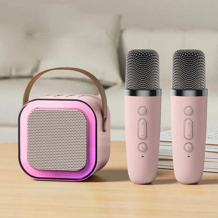 BowLift | Karaoke Set – Wireless Microphones with Portable Bluetooth Speaker