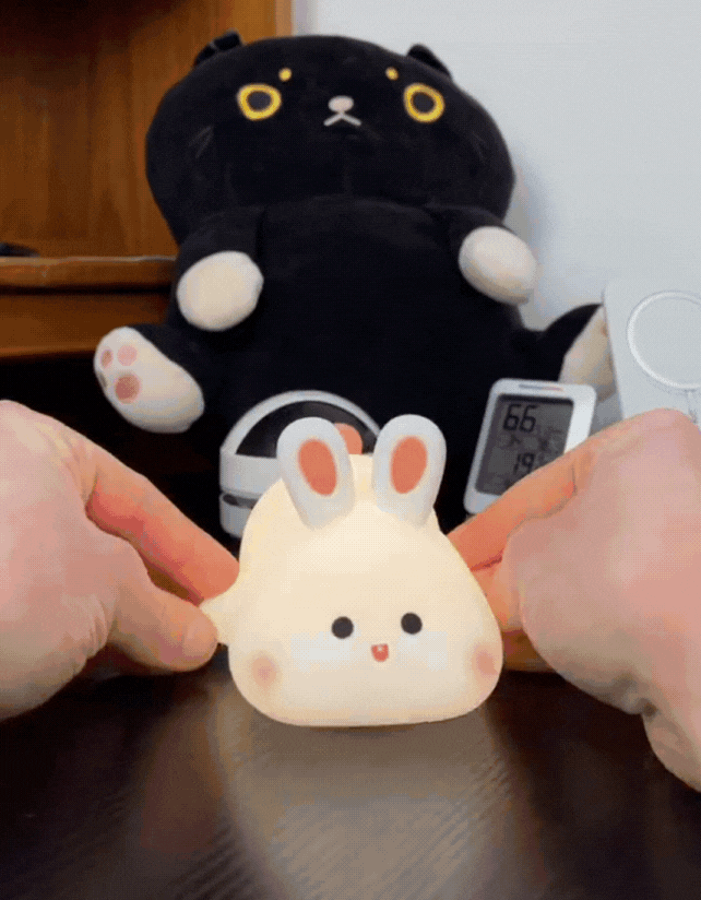 BowLift | Night light | Soft and Dimmable - Rabbit Lamp for Children