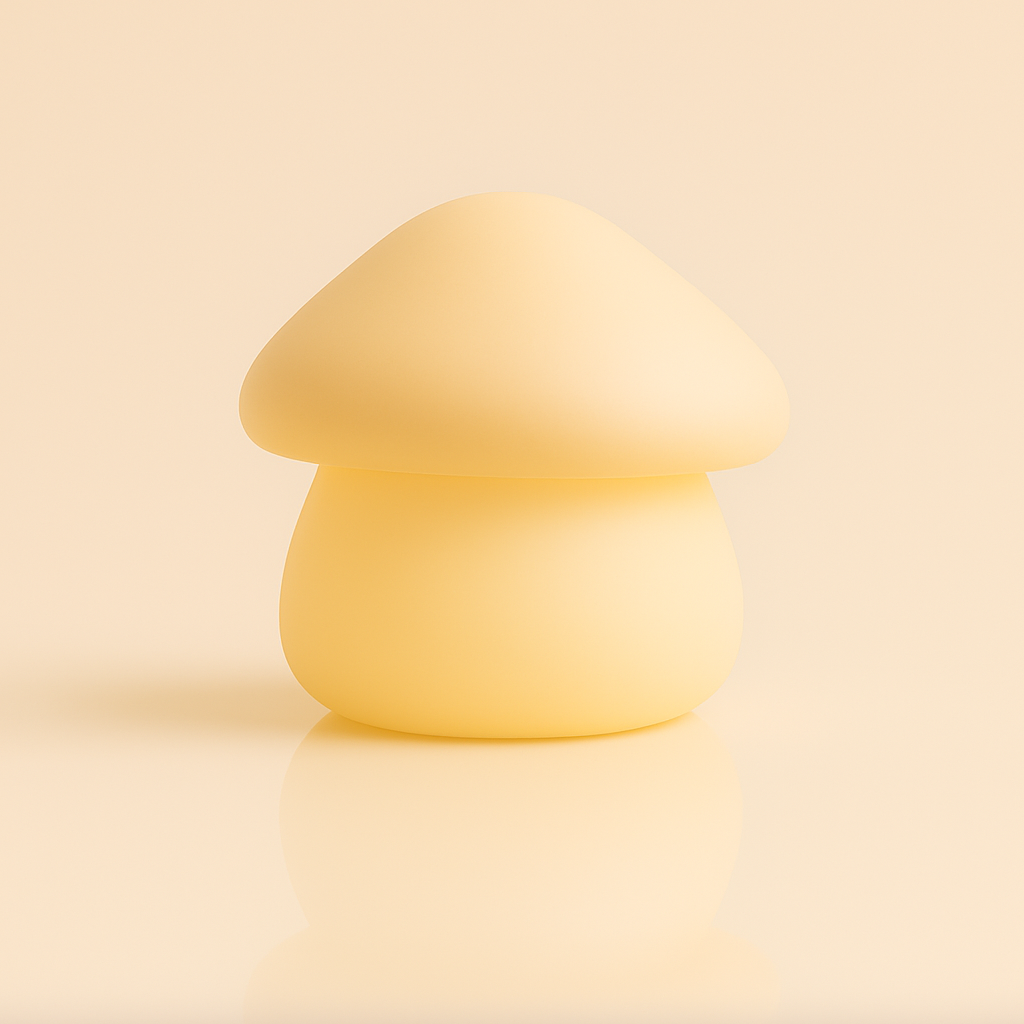 BowLift | Paddie Mushroom Night Light – Soft Silicone Lamp for Kids