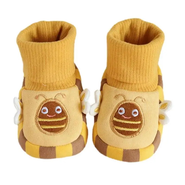 BowLift | Non-slip soles – Warm toddlers' slippers with cute animal design