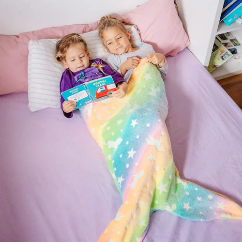 BowLift | Glow-in-the-Dark Mermaid Sleeping Bag