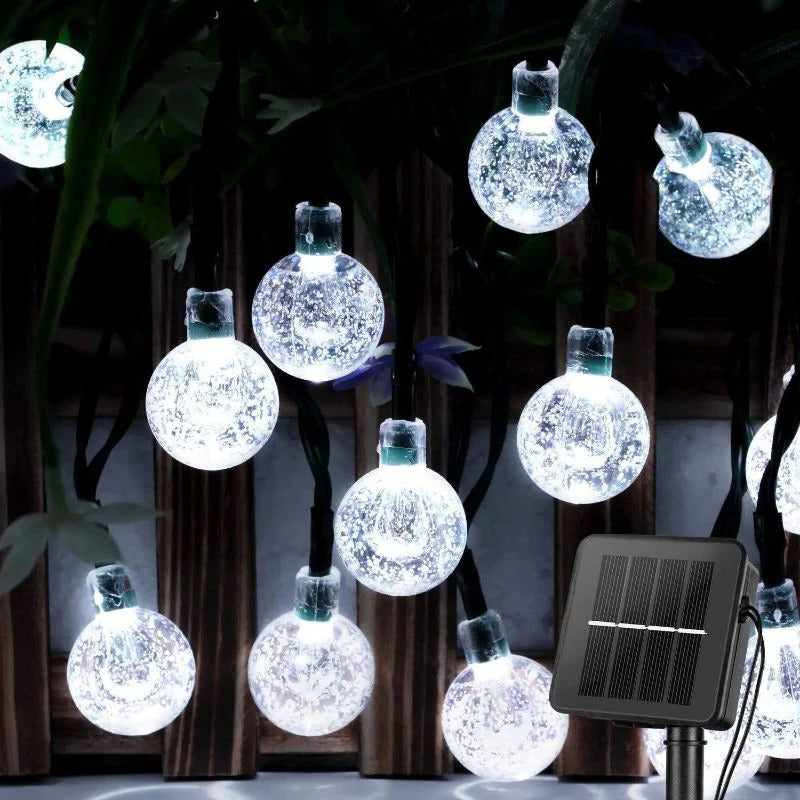 BowLift | Solar Powered Waterproof Crystal Globe Lights