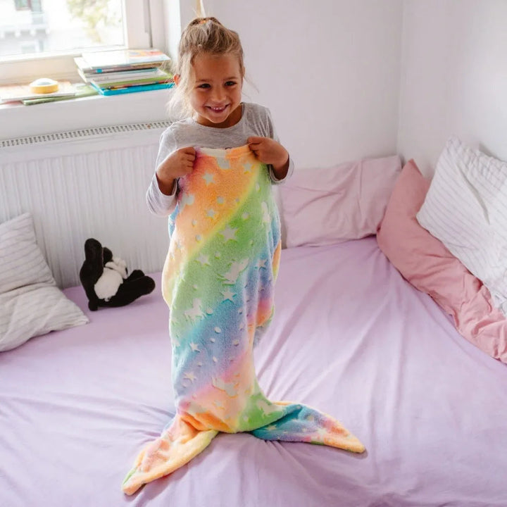 BowLift | Magical Light Effect – Mermaid Sleeping Bag