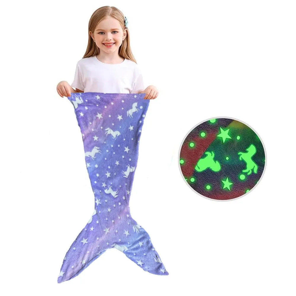 BowLift | Glow-in-the-Dark Mermaid Sleeping Bag