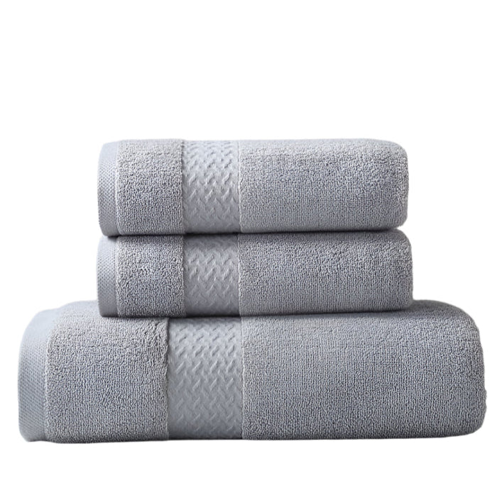 BowLift | 100% Egyptian Cotton Bath Towel 70x140cm - grey