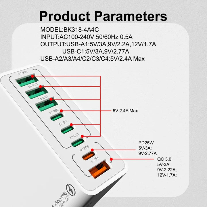 BowLift | Speedy Multi-Port Charger