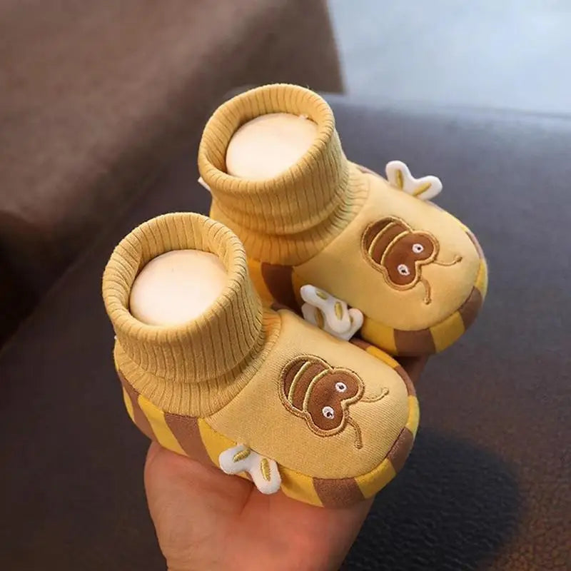 BowLift | Non-slip soles – Warm toddlers' slippers with cute animal design