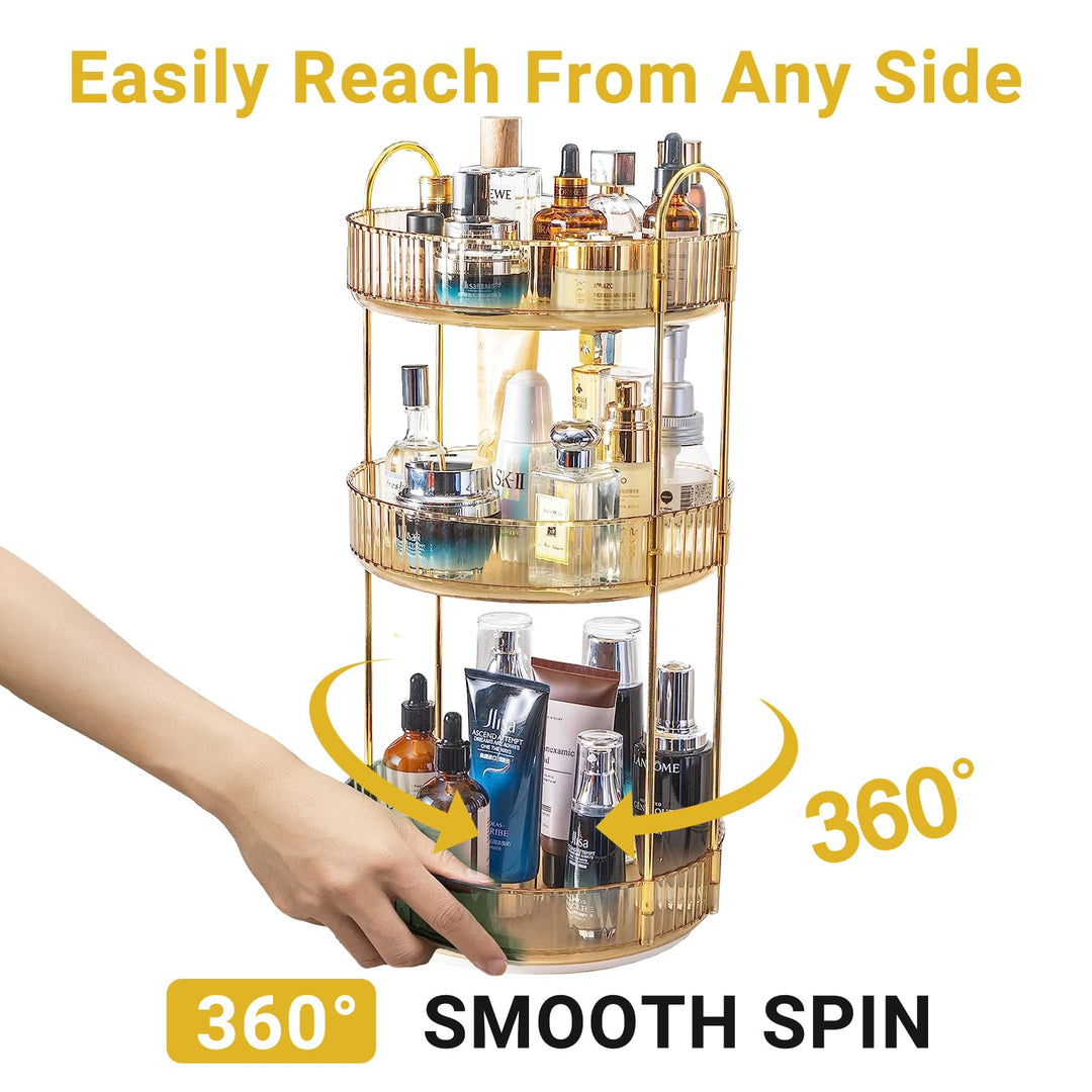 BowLift | 360° Rotating Makeup Organizer