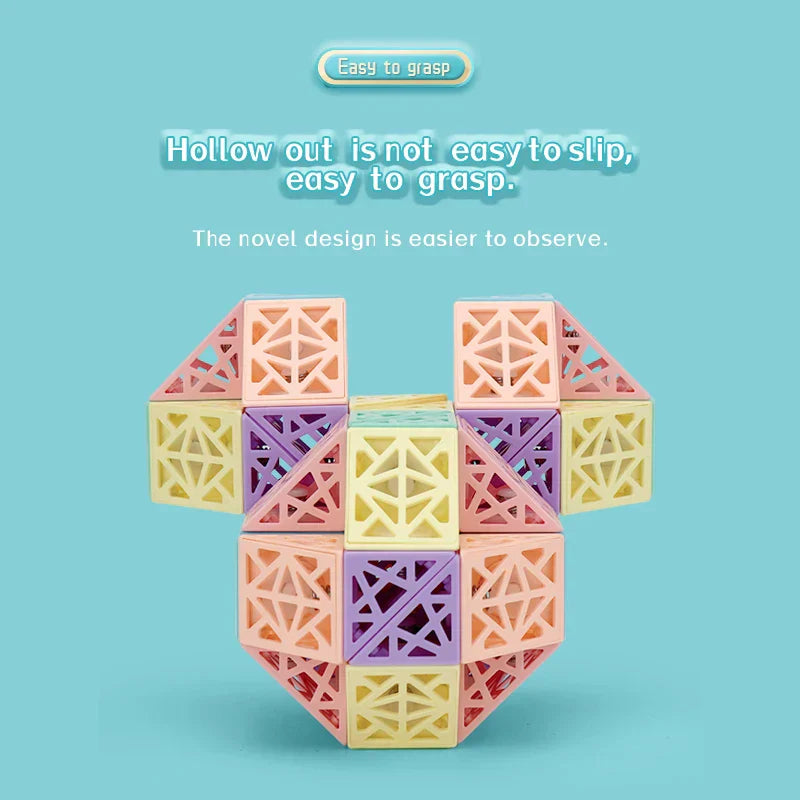 BowLift | Hollowout Magic Ruler – Creative Building Block Set for Building, Turning & Exploring