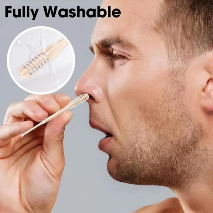 BowLift | Compact Nose Hair Trimmer with 360° Rotating Head – Precise Grooming for Men and Women