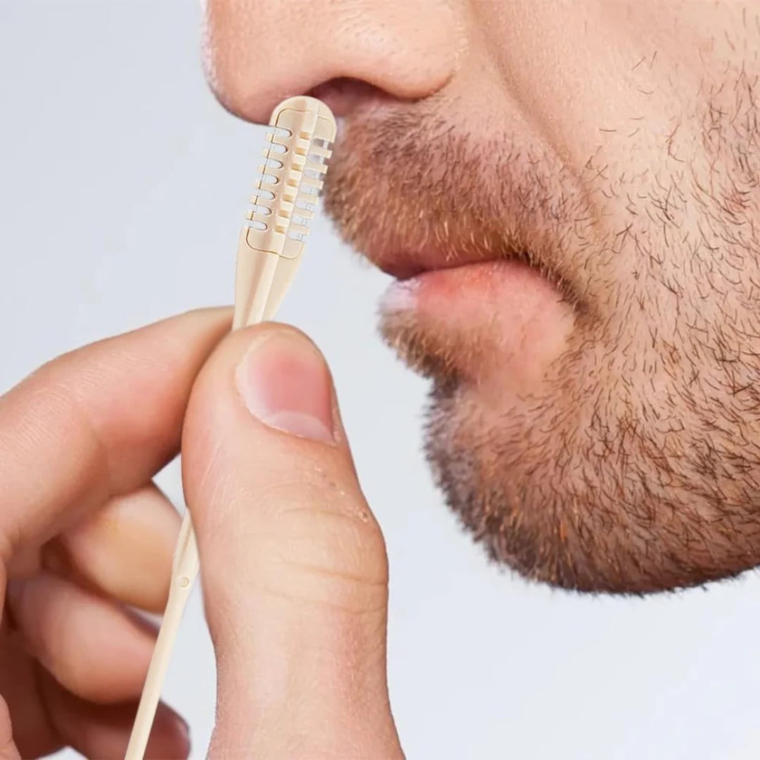 BowLift | Compact Nose Hair Trimmer with 360° Rotating Head – Precise Grooming for Men and Women