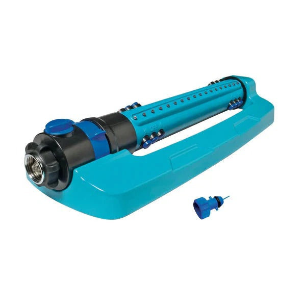 BowLift | Wide Range Oscillating Above Ground Garden Lawn Water Sprinkler System