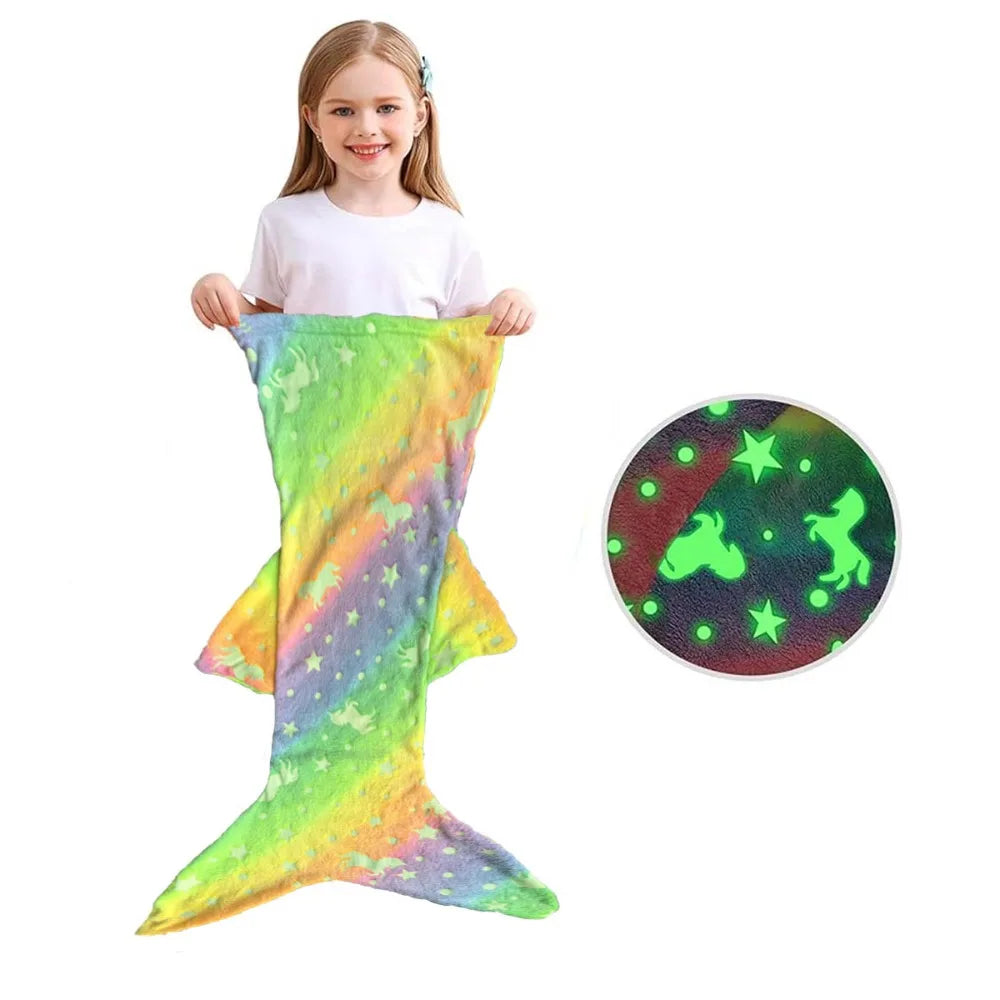 BowLift | Glow-in-the-Dark Mermaid Sleeping Bag