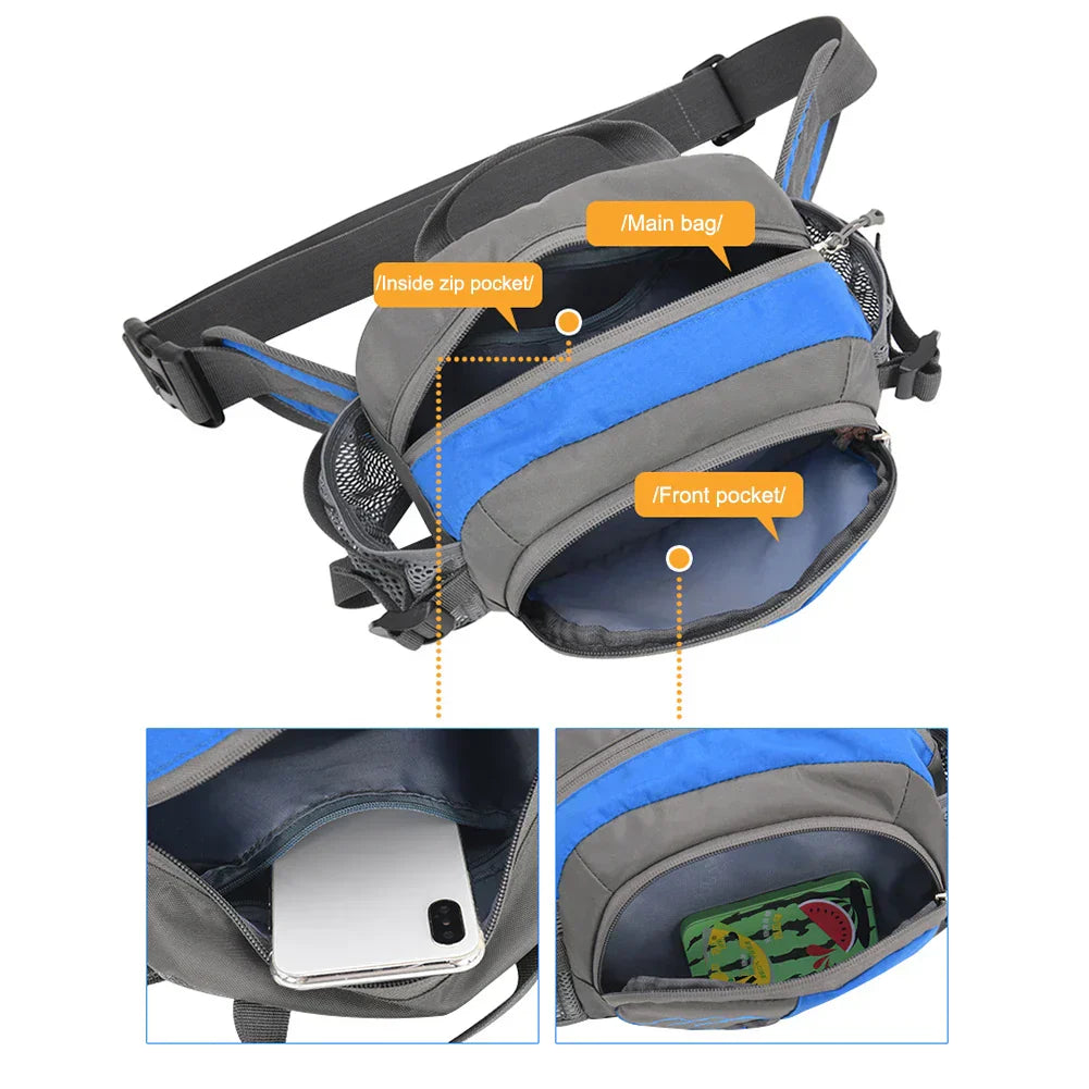 BowLift | Running Belt MotionLite | Lightweight & Water-Repellent | Adjustable for All Sizes | Perfect for Jogging, Hiking & Cycling