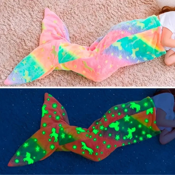 BowLift | Magical Light Effect – Mermaid Sleeping Bag
