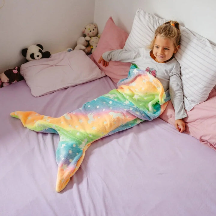 BowLift | Glow-in-the-Dark Mermaid Sleeping Bag